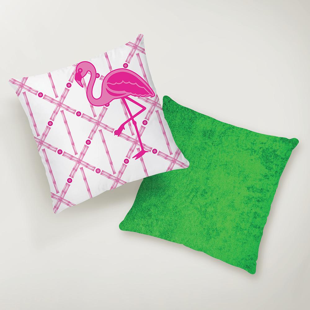 Flamingo Bamboo Pillow